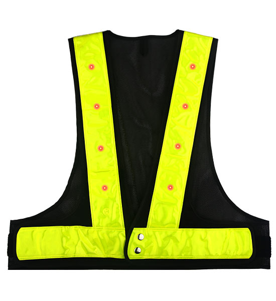 Mesh Safety Vest with LED