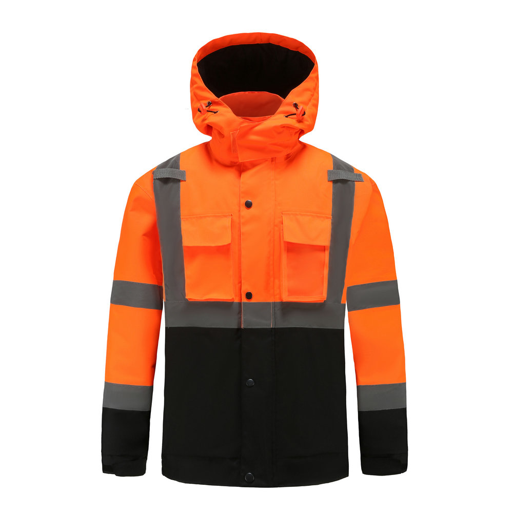 Hi-vis waterproof  winter jacket