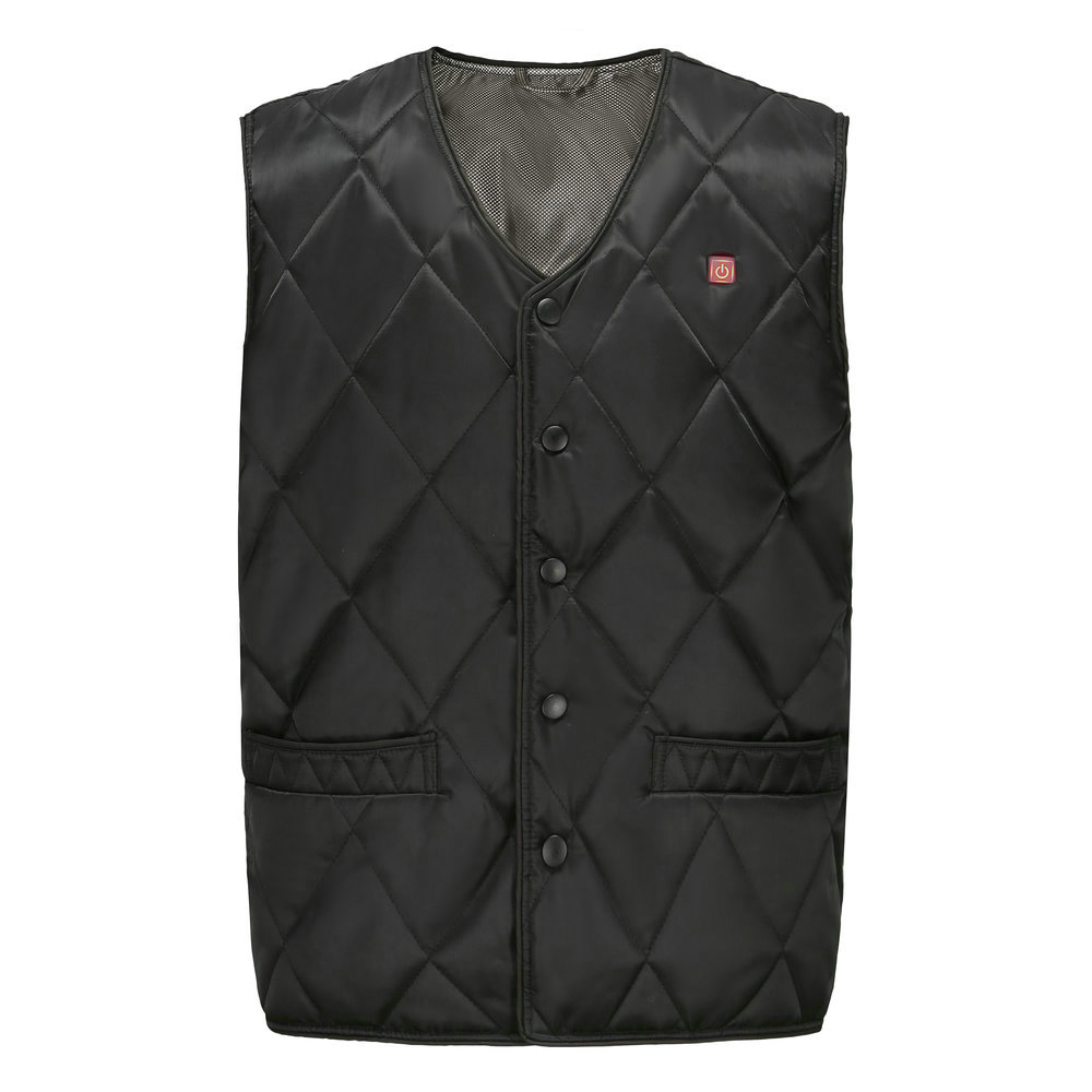 Electric heated quilted vest